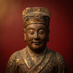 保生大帝木雕神像