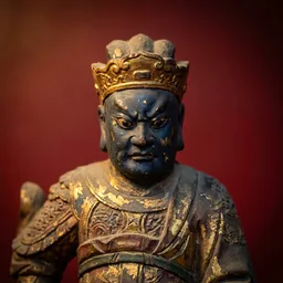 池府千歲木雕神像