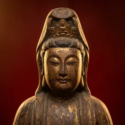 觀世音菩薩木雕神像