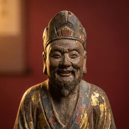 濟公活佛木雕神像
