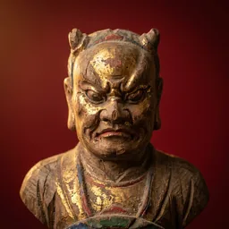 魁星爺木雕神像