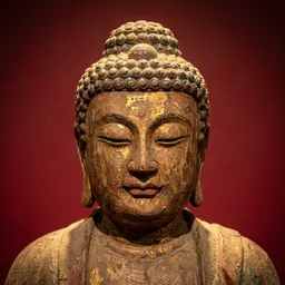 釋迦牟尼佛木雕神像