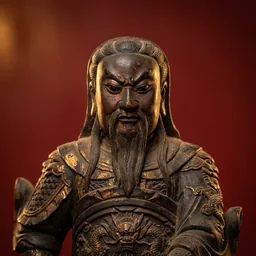 玄天上帝木雕神像